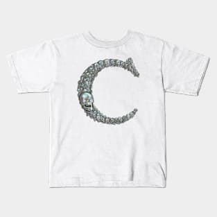 Skull Alphabet C Kids T-Shirt